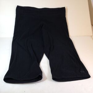 Champion Duo-Dry Womens Capri Short Workout Walking Sweatpants Black Size  XL
